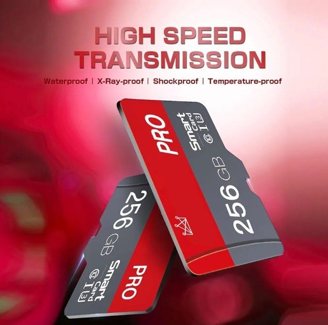 Карта пам'яті microSD 256ГБ з адаптером