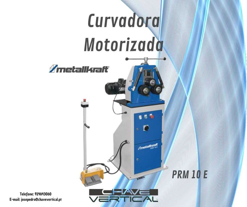 Curvadora Motorizada MetallKraft PRM 10 E    JR19
