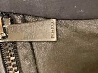 Oryginalne spodnie PINKO czarne z pianki rozm. 34