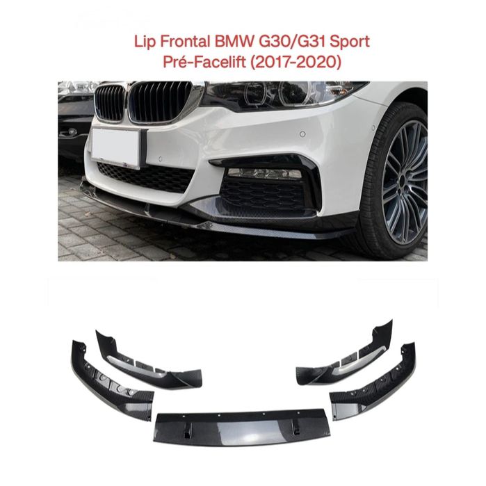 Lip Lábio Frontal + Spliters BMW G30/G31 LCI M Sport