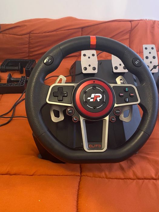 Volante gamer FR-TEC Hurricane Elite 7003 em ótimo estado!