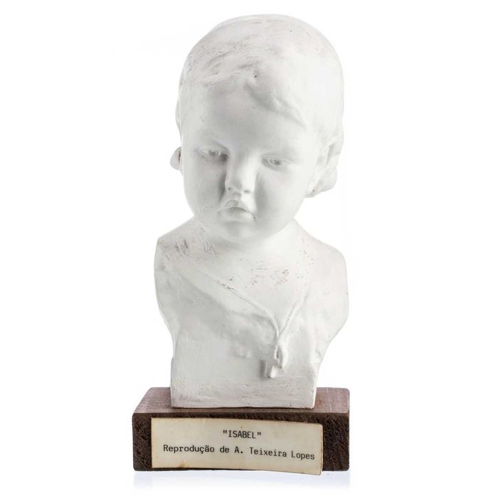 Teixeira Lopes (1866/1942) Escultura Gesso
