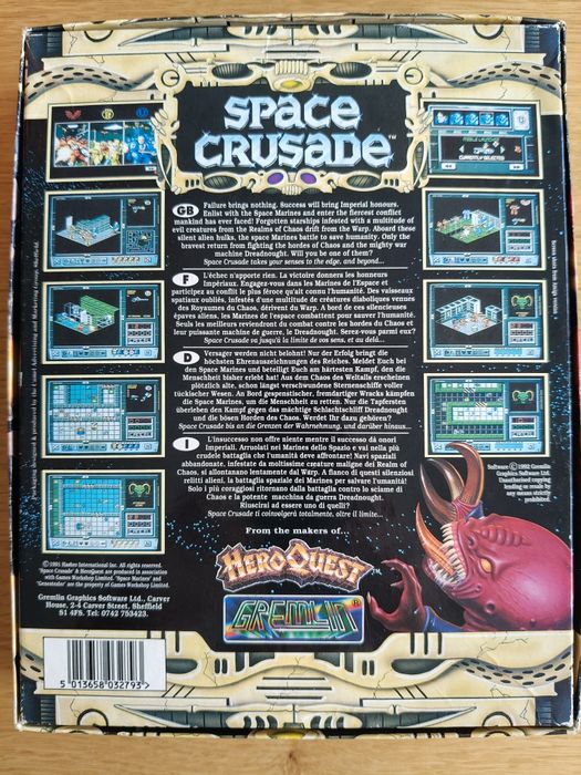 Gra Space Crusade Amiga kompletna testowana!