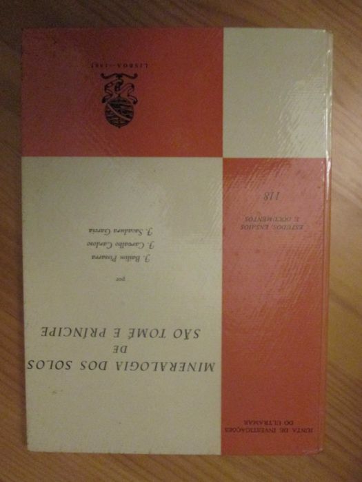 Mineralogia dos solos de S. Tomé e Príncipe, PISSARRA, CARDOSO, GARCIA