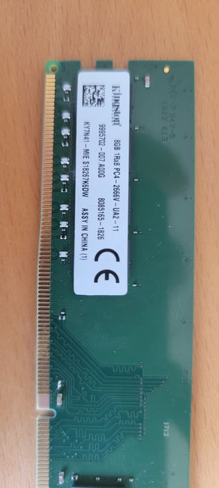 Pamięć DDR4 8GB 2666MHZ Kingston