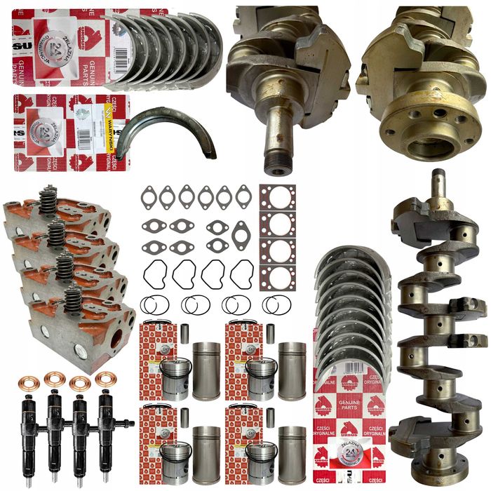 Ursus C360 Zestaw Naprawczy Głowica Tuleje Wtryskiwacze Wał Korbowy