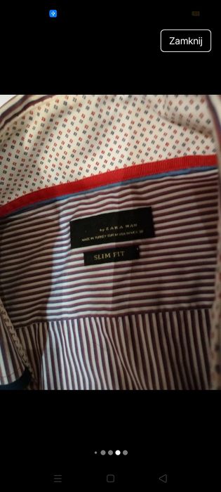 Koszula męska w paski