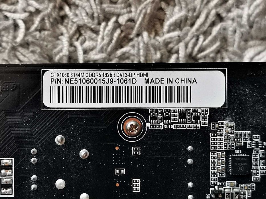 NVidia 6GB GTx 1060 - Karta graficzna
