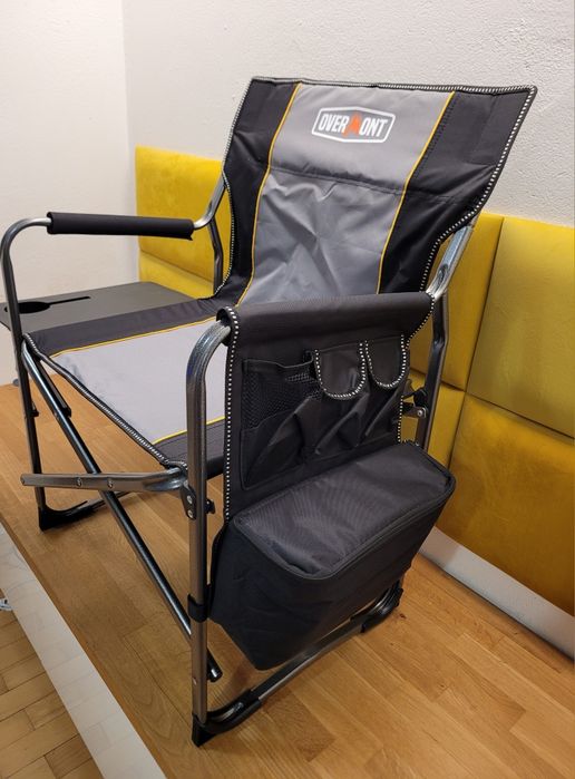 Krzesło Turystyczne Kempingowe Wędkarskie Reżyserskie Nowe stolik