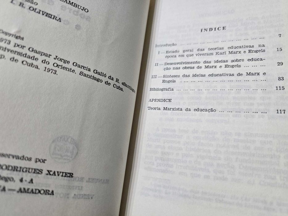 A Concepção Marxista Sobre a Escola e Educação - G. J. García Galló