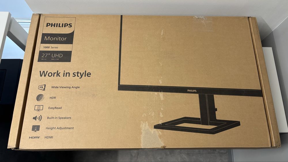 Монітор Philips 27” UHD 3840*2160 27E1N1800