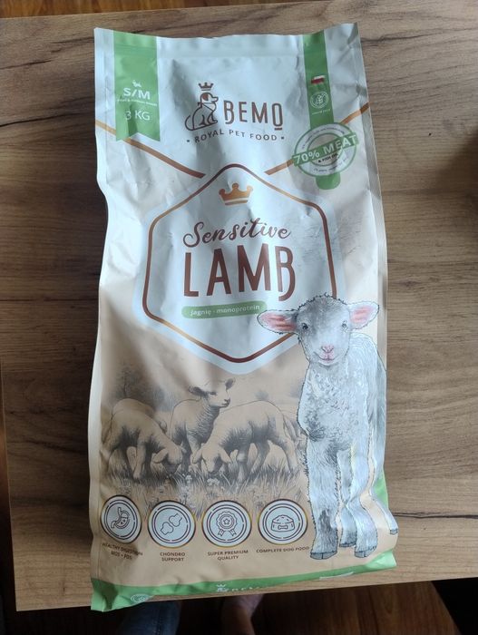 Karma sucha dla psa -  Bemo Sensitive Lamb (jagnięcina) - około 2 kg