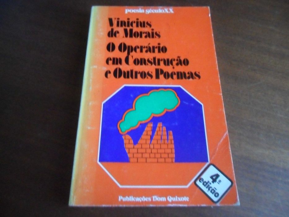 "O OPERÁRIO EM CONSTRUÇÃO e Outros Poemas" de Vinicius de Moraes - 4ª Edição de 1975