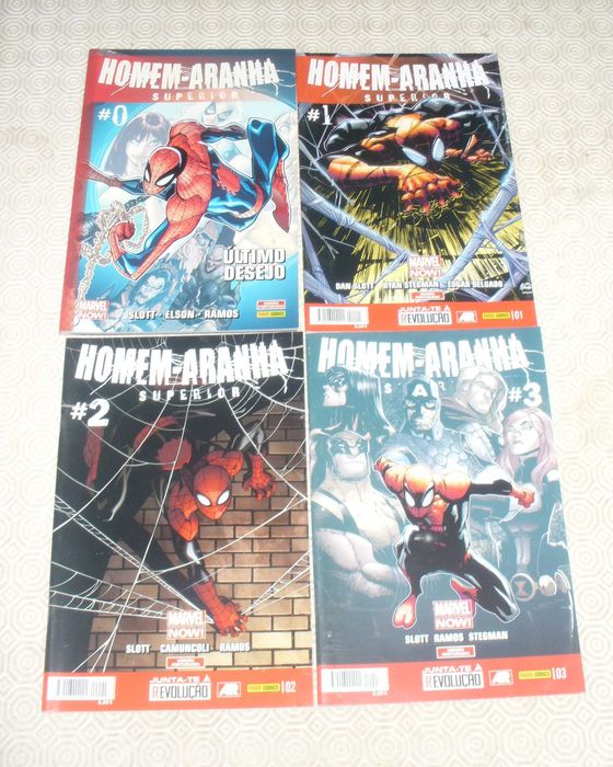 Homem-Aranha Superior nºs 0, 1, 2, 3 - Panini