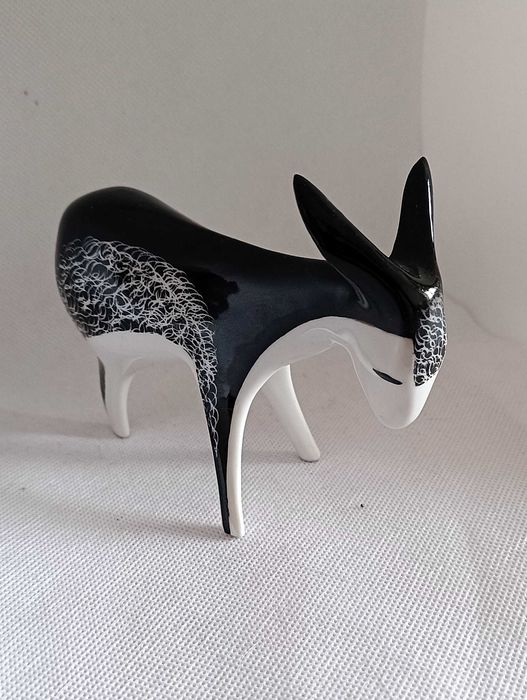 Osioł osiołek porcelanowa figurka Ćmielów