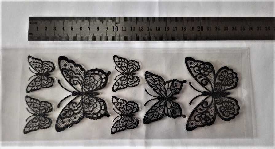 Naklejki motyle wolumetryczne Nowe