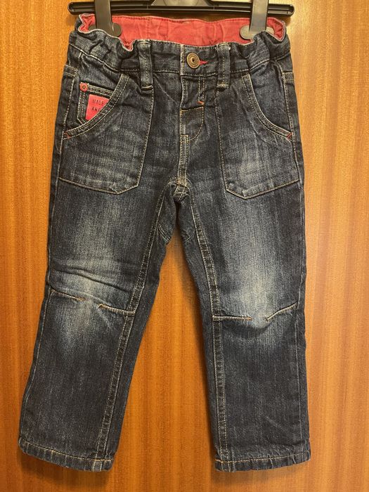 Calças de ganga forradas a polar menino 3 anos