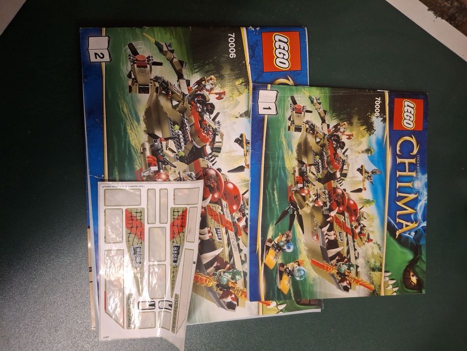 Lego chima 70006  Krokodyla łódź Craggera