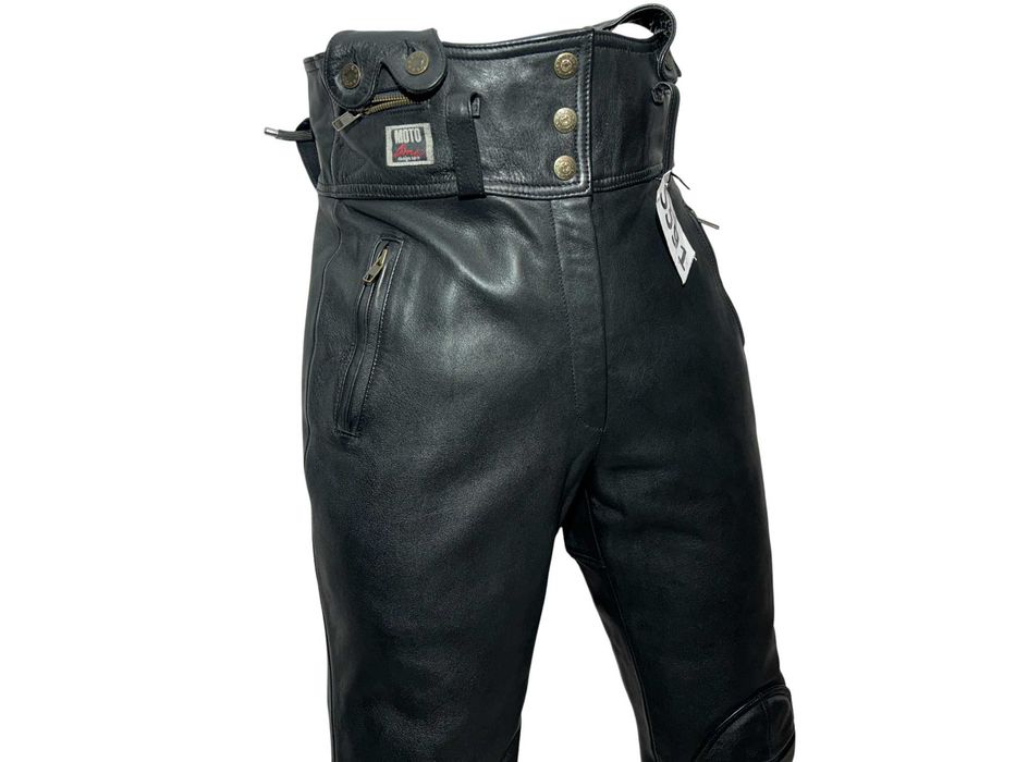 Skórzane spodnie motocyklowe damskie Motoline r. 44/L pas 80 (s591)
