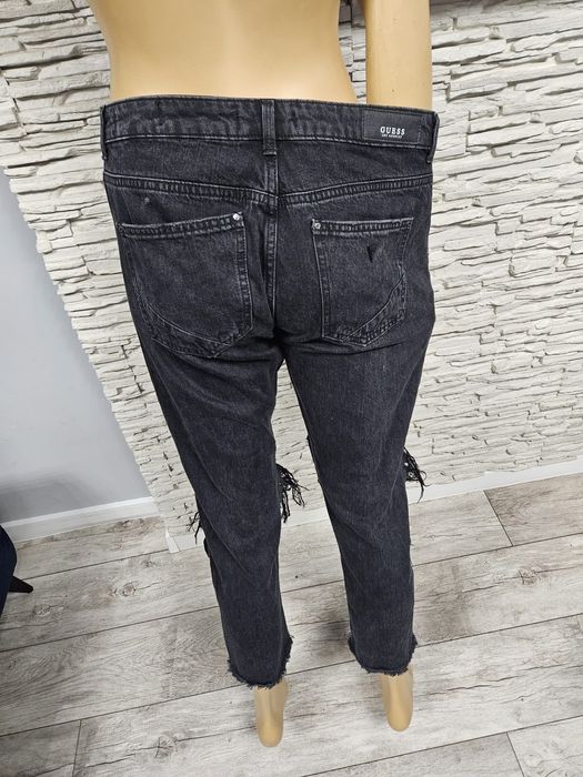 Spodnie podarte Guess W28 dziury HIT kamienie mega