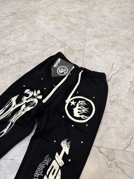 Штани Hellstar Flared Pants Black Distressed