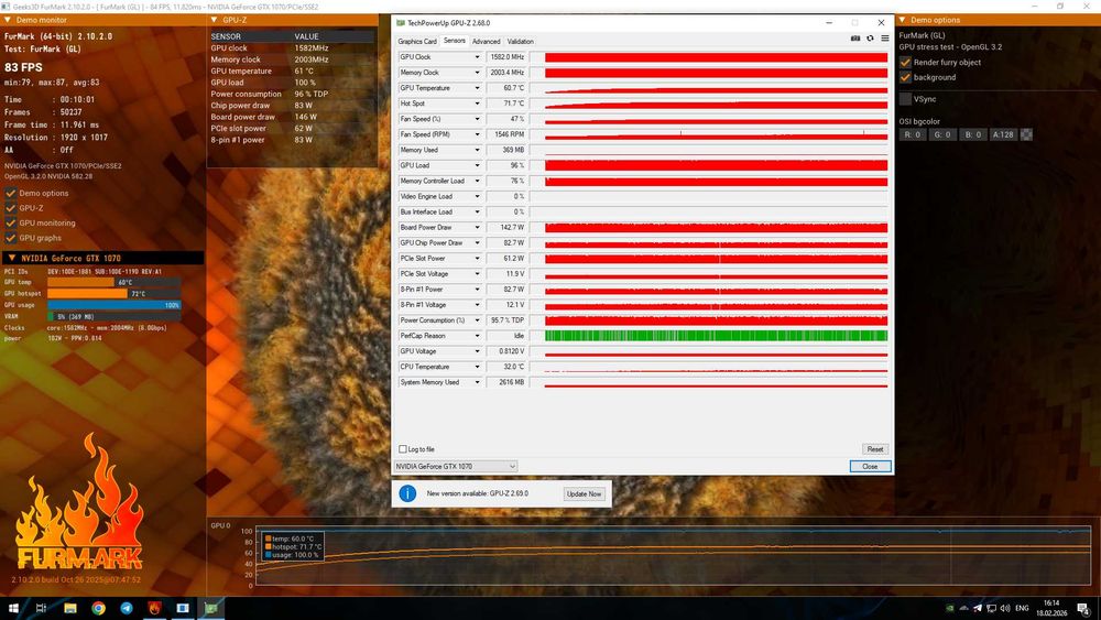 Відеокарта Manli GTX 1070 Gallardo 8GB | МАГАЗИН | Гарантія 90 днів