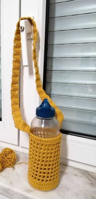 Porta garrafas feito à mão