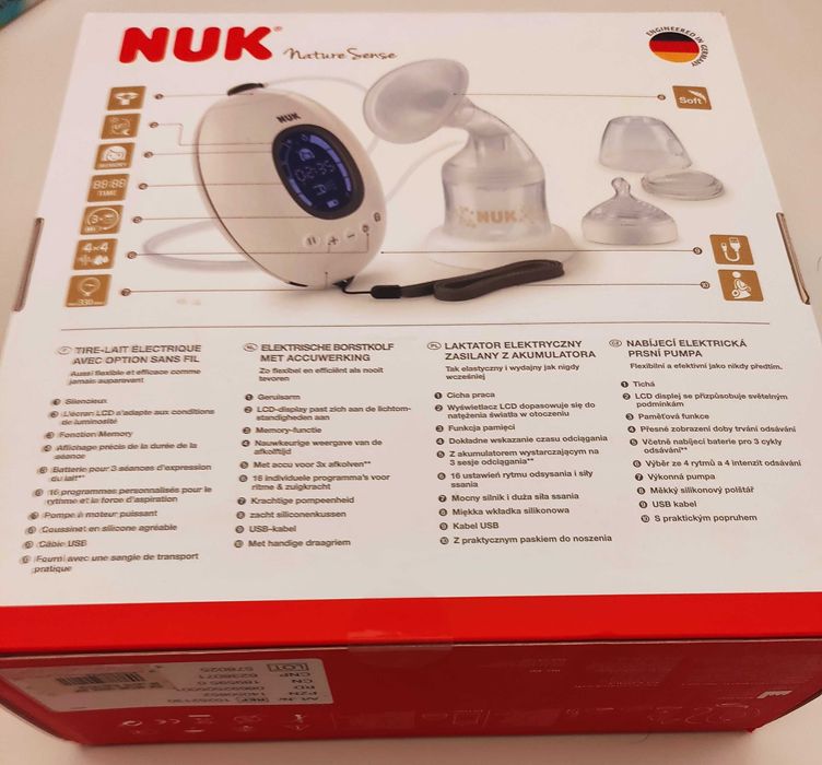 NUK Nature Sense Bomba Tira Leite Recarregável