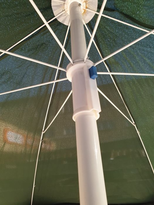 Zielony/Beżowy parasol