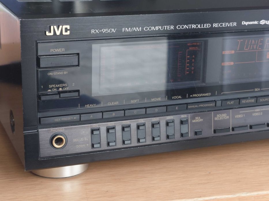JVC RX-950VBK — amplituner stereo z pilotem, po serwisie