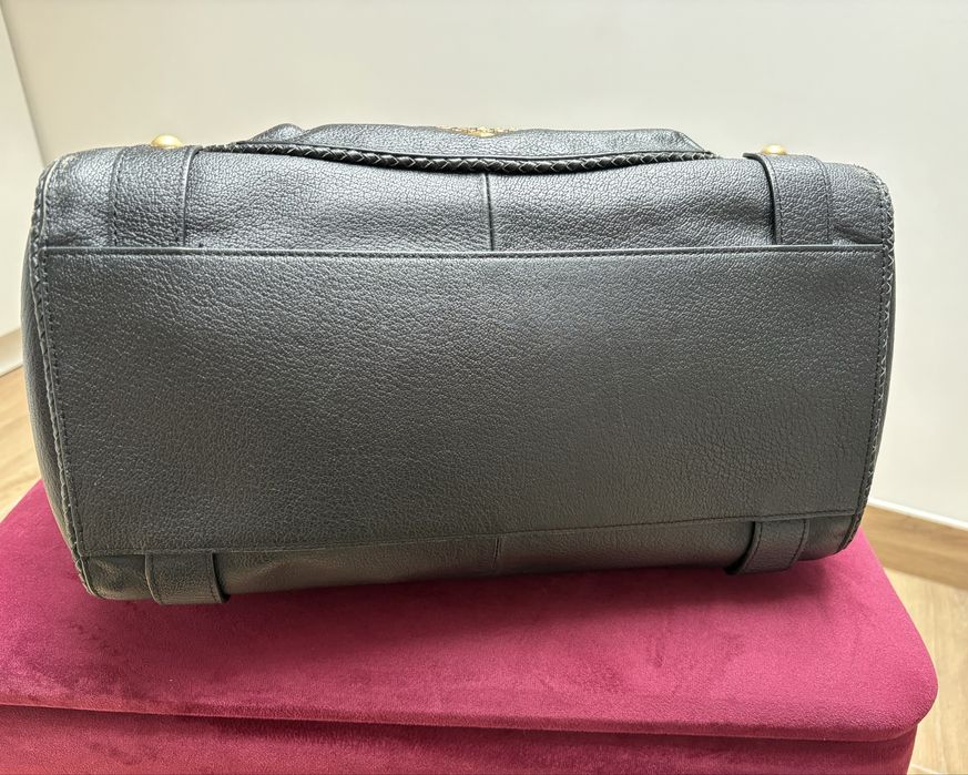 Toreba Guess Lux, 100% skóra, ORYGINAŁ, czarna, pojemna