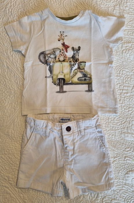 Conjunto calção e t-shirt Mayoral