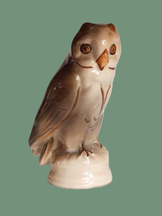 Chodzież figurka sowa porcelana