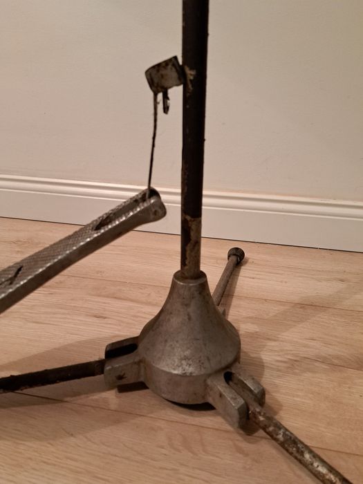 Statyw hi-hat hihat do perkusji TON Warszawa zabytek, unikat