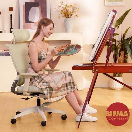 FLEXISPOT OS1G Ergonomiczne Krzesło Biurowe Składane