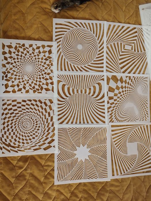 Трафарети  для декору. Різні розміри