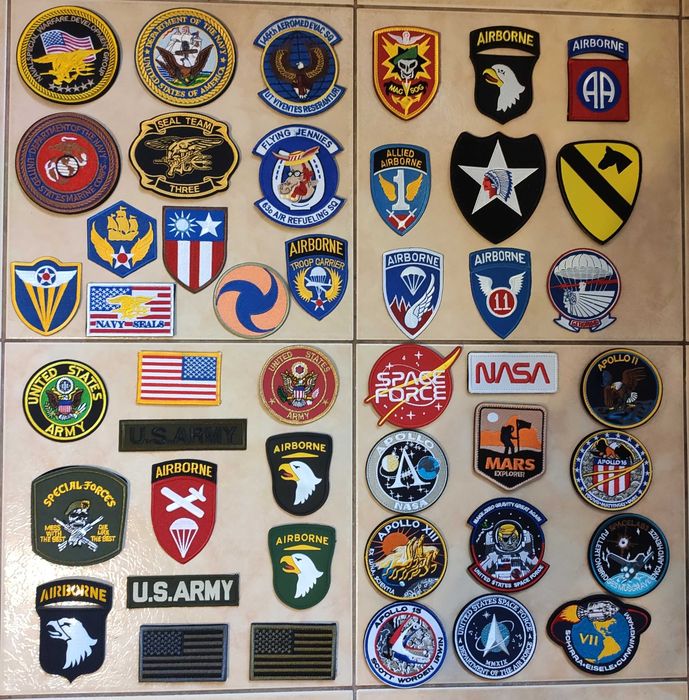 Нашивки Alpha Industries, Top Gun, USAF, Air Force Navy Army Airborne