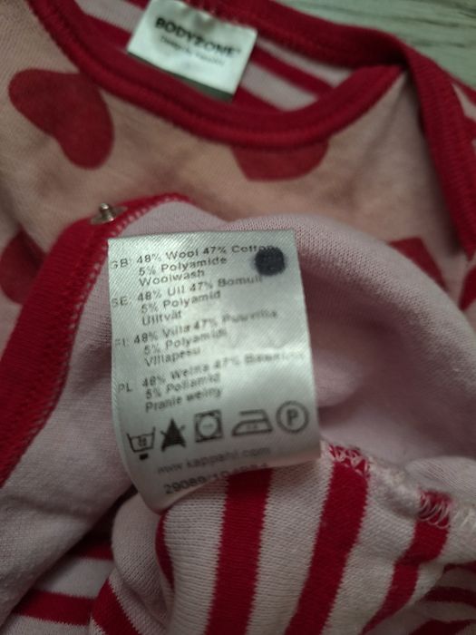 Body z wełną merino KappAhl 62-68