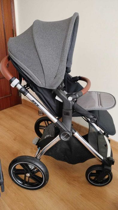 Carrinho trio Kawai + Micro BB + Koos iSize R1 Cold Black