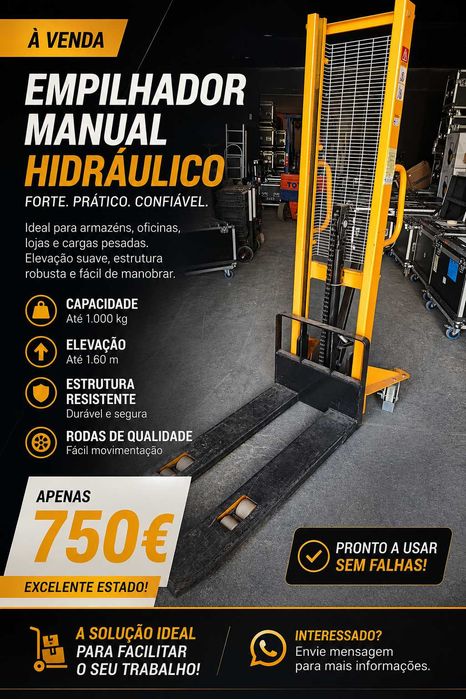 Empilhador Manual Hidráulico