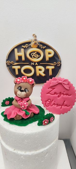 Misie z masy cukrowej miś figurka na tort dekoracja