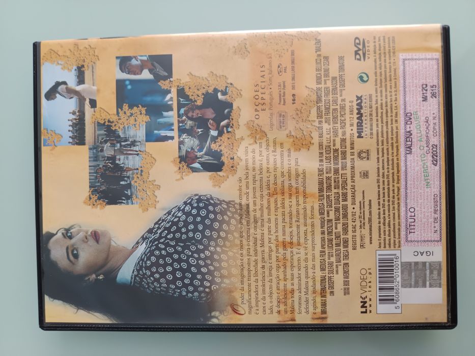 DVD Malena - Mônica belucci