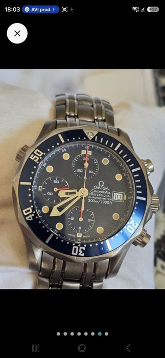 Omega Seamaster Chronograph Titanium ref. 2298.80.00