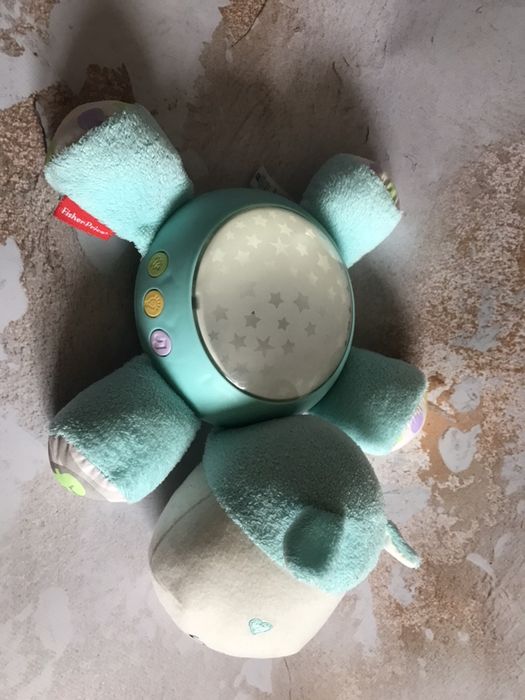 Музичний нічник-проектор Fisher-price бегемотик