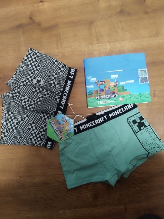 Bokserki chłopięce 2 pak Minecraft 146/152 nowe!
