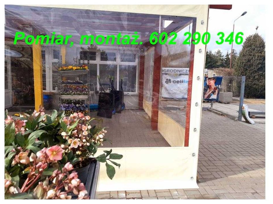 Przezroczyste osłony na taras z montażem Warszawa i okolice.