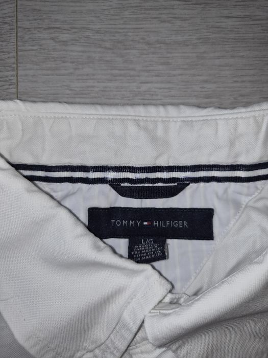 Tommy Hilfiger oryginalna biala koszula L