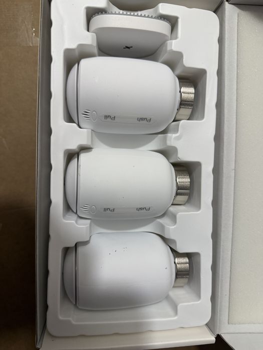 Zestaw 3x Inteligentna Głowica Termostatyczna + Bramka Zigbee Maxcom (Tuya) NOWY