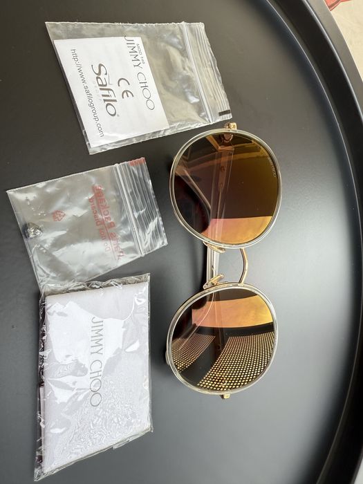 Jimmy Choo Okulary przeciwstoneczne ORIANE/S Ztoty