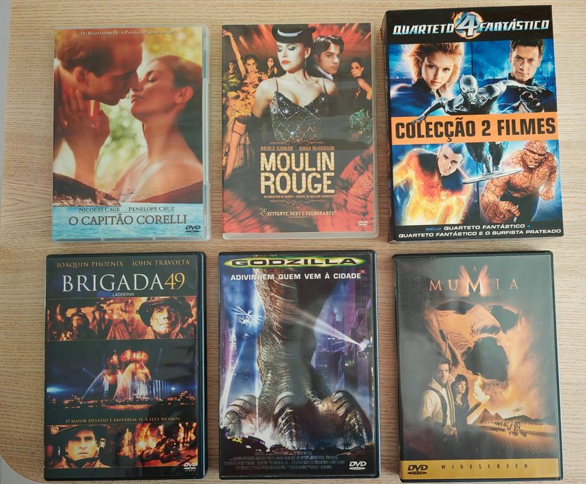 DVDs - vários títulos